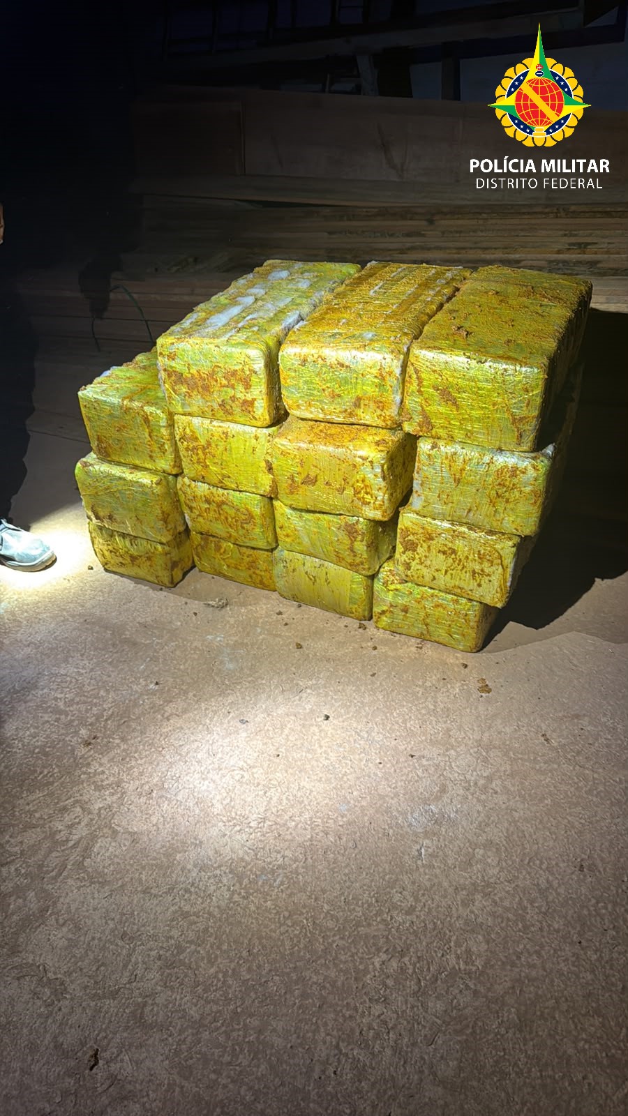 PMDF Intercepta Carga de Maconha em Caminhão na Ponte Alta