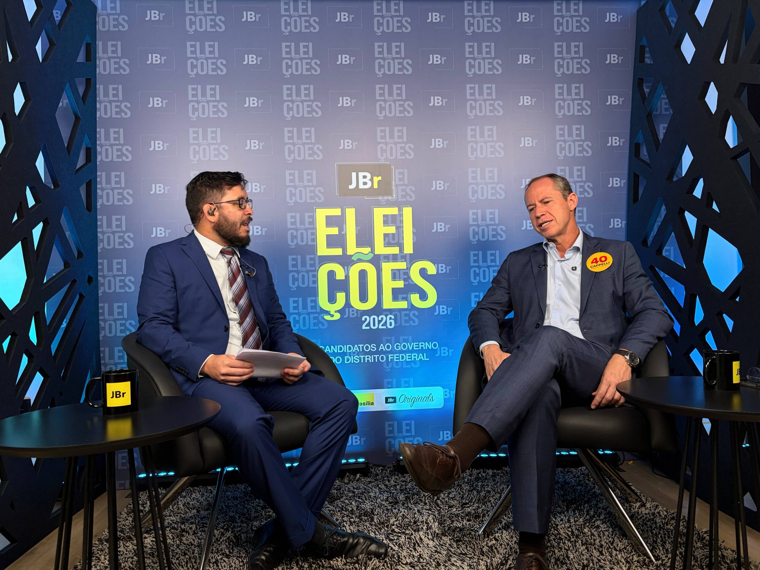 Ricardo Cappelli inaugura série de sabatinas do Jornal de Brasília para eleições no DF