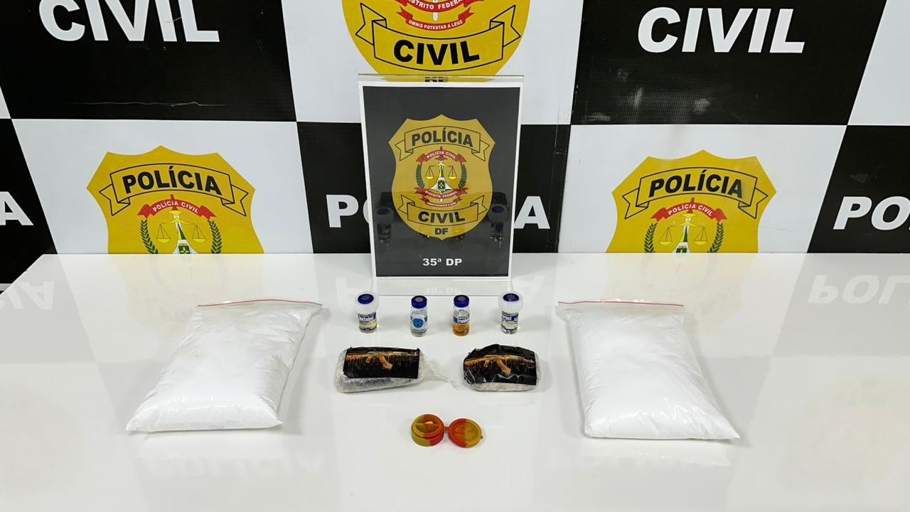Traficante foge da PCDF, joga haxixe na EPIA e é preso com 4 kg de cocaína