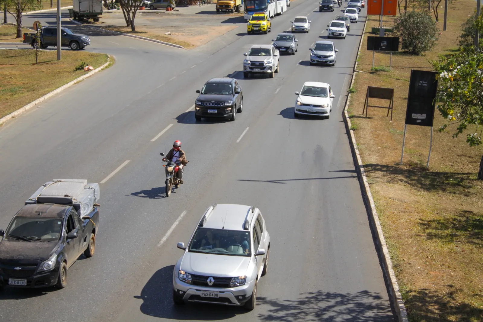 Faixa reversa da Epig é desativada e nova pista em concreto é liberada no sentido Taguatinga