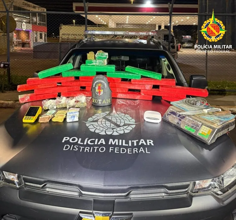 Homem preso com 18 kg de maconha em Arniqueiras após denúncia